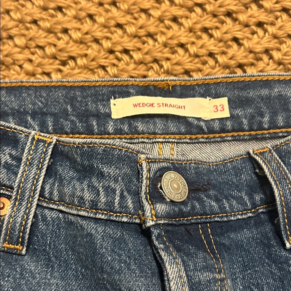 Levi's Classic Blue Straight Leg Jeans